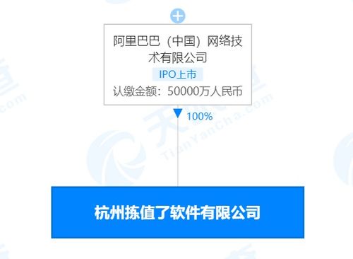 阿里巴巴成立杭州揀值了軟件有限公司，注冊(cè)資本5億深耕網(wǎng)絡(luò)技術(shù)服務(wù)